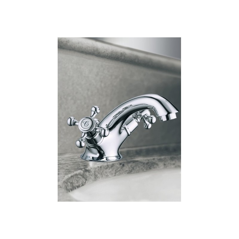 ARAMIS monoforo lavabo finitura vecchio bronzo