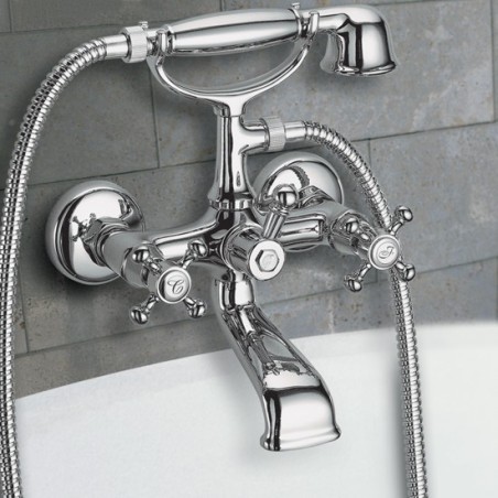 ARAMIS gruppo vasca esterno finitura vecchio bronzo