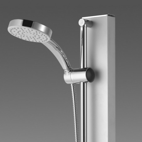 HYDRA pannello doccia con miscelatore monocomando finitura satinato