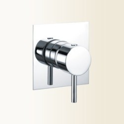 SIMPLY Miscelatore monocomando per doccia incasso finitura nickel spazzolato