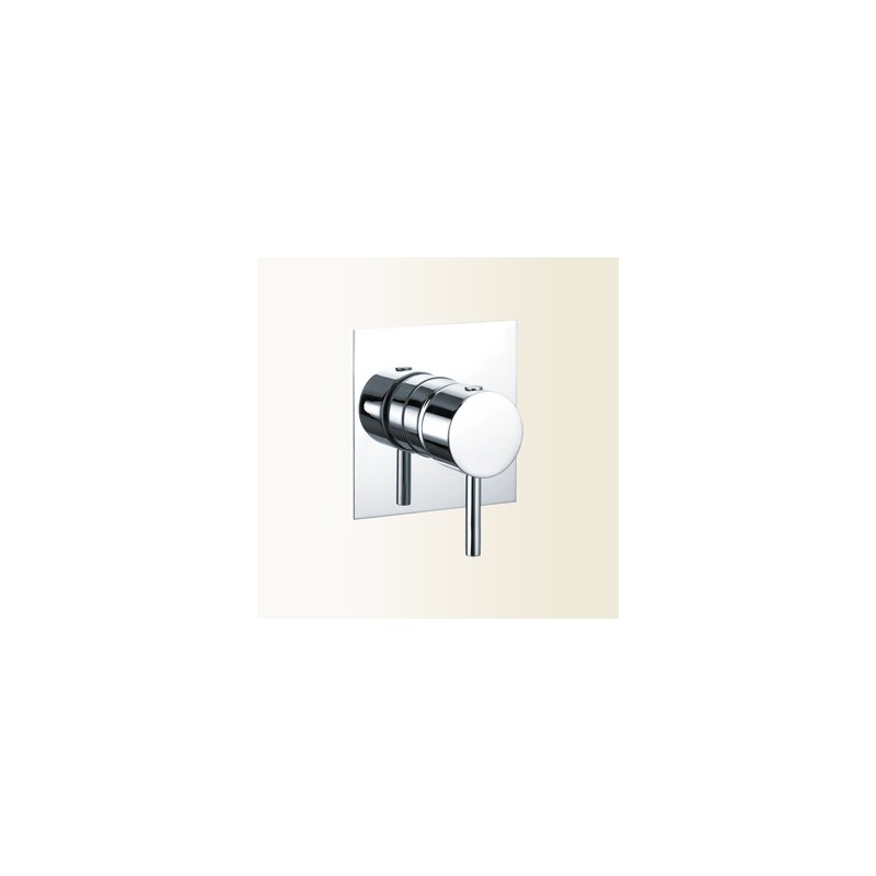 SIMPLY Miscelatore monocomando per doccia incasso finitura nickel spazzolato