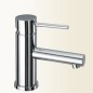 SIMPLY Miscelatore monocomando per lavabo finitura nickel spazzolato