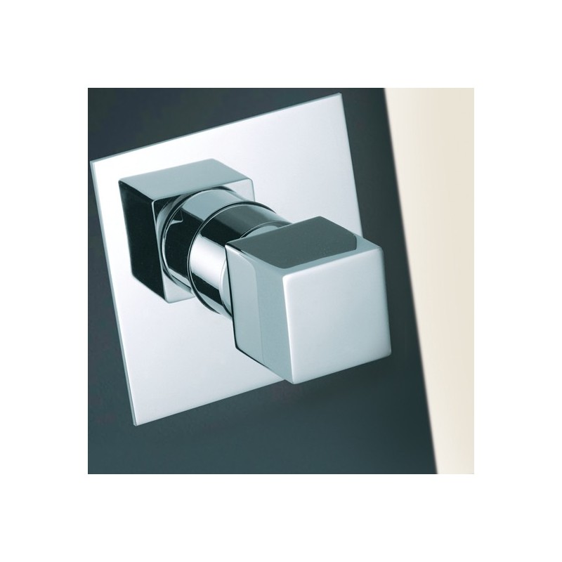 RUBIK miscelatore monocomando doccia incasso finitura nickel spazzolato