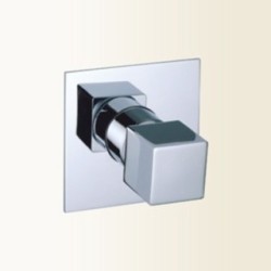 RUBIK miscelatore monocomando doccia incasso finitura nickel spazzolato