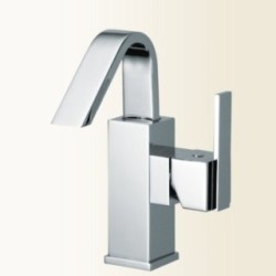 KLIP miscelatore monocomando bidet con canna alta finitura nickel spazzolato