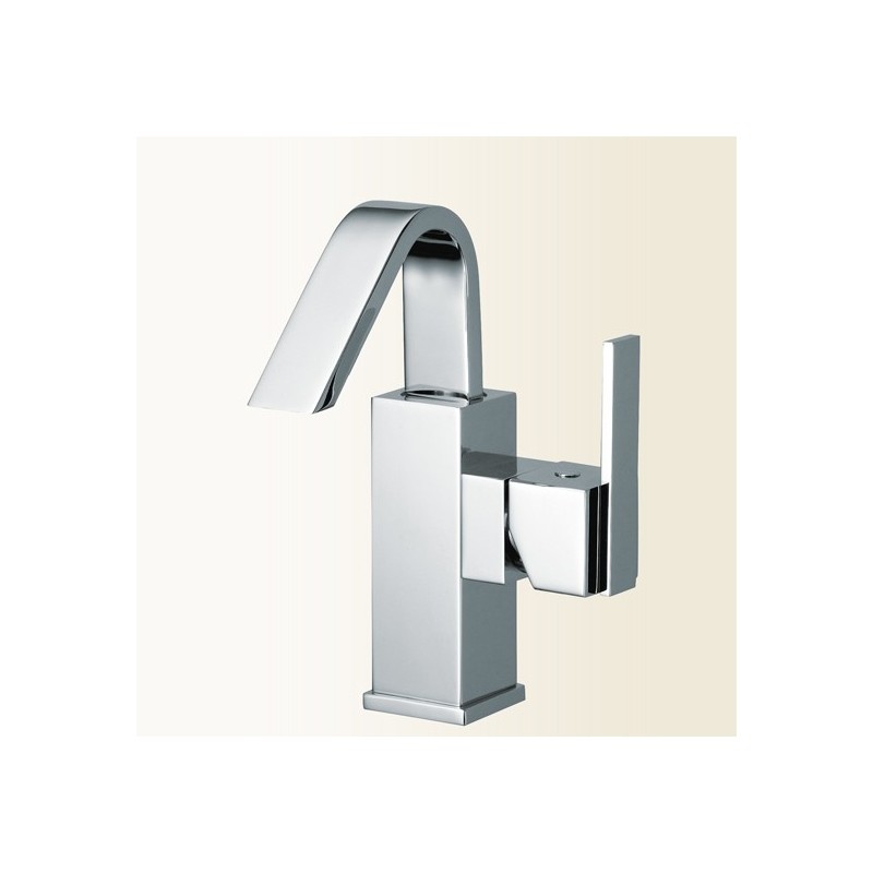 KLIP miscelatore monocomando bidet con canna alta finitura nickel spazzolato