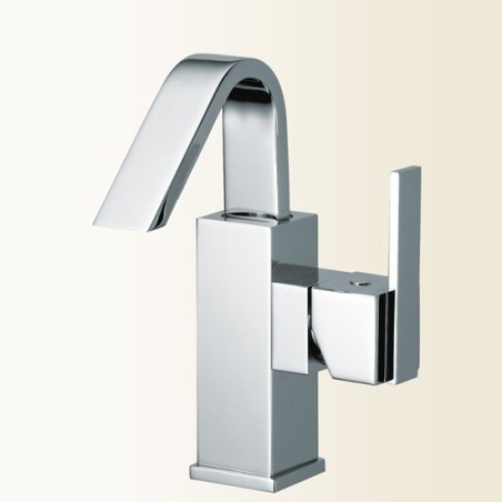 KLIP miscelatore monocomando bidet con canna alta finitura nickel spazzolato