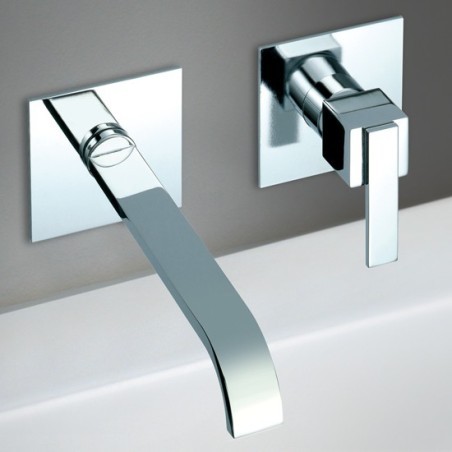 KLIP miscelatore monocomando lavabo ad incasso finitura nickel spazzolato