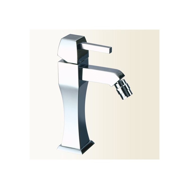 CHARLOTTE miscelatore monocomando bidet finitura nickel spazzolato