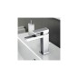 OPEN SPACE miscelatore monocomando lavabo con scarico automatico finitura nickel spazzolato