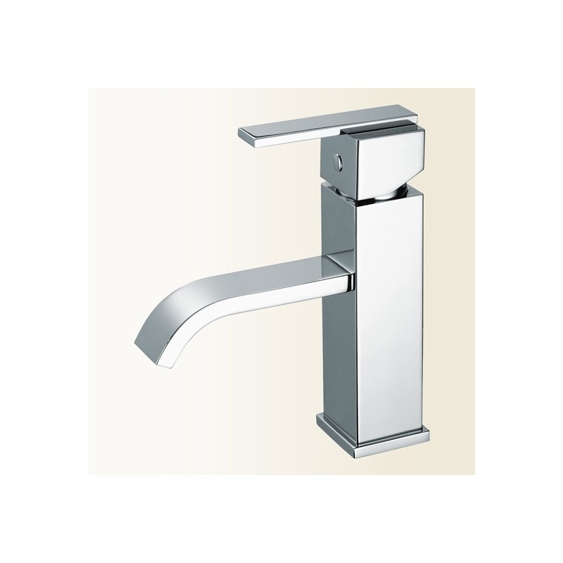 KLIP miscelatore monocomando lavabo senza scarico finitura nickel spazzolato