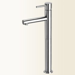 HEOS Miscelatore monocomando per lavabo con prolunga finitura nickel spazzolato