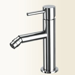 HEOS Miscelatore per bidet senza scarico finitura nickel spazzolato