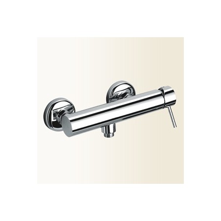 SIMPLY Miscelatore monocomando per doccia esterno finitura nickel spazzolato