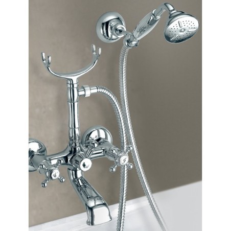 PAPIRO gruppo vasca esterno finitura nickel spazzolato