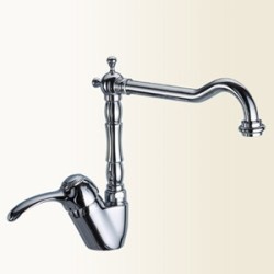 LINEA CUCINA Miscelatore per lavello con canna antica finitura granito