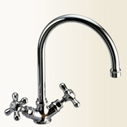 CLASSICI CUCINA Monoforo per lavello finitura vecchio rame