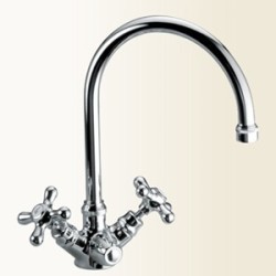 CLASSICI CUCINA Monoforo per lavello finitura sale & pepe