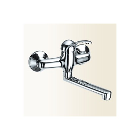 LINEA CUCINA Miscelatore per lavello a parete finitura vecchio rame