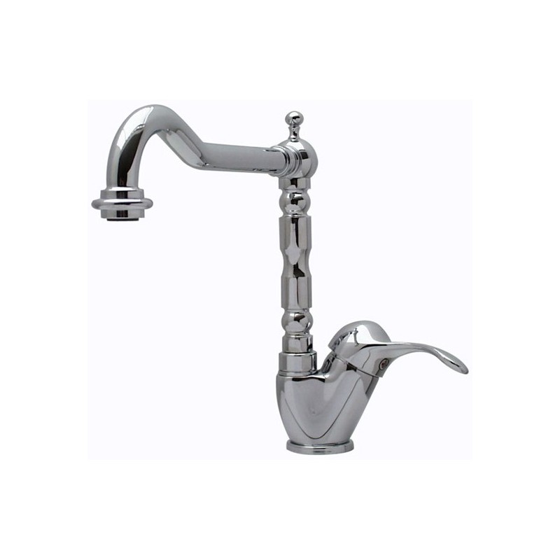 MIRO' rubinetto monocomando lavello monoforo laterale bocca stilizzata finitura rame