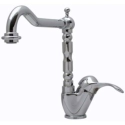 MIRO' rubinetto monocomando lavello monoforo laterale bocca stilizzata finitura bronzo