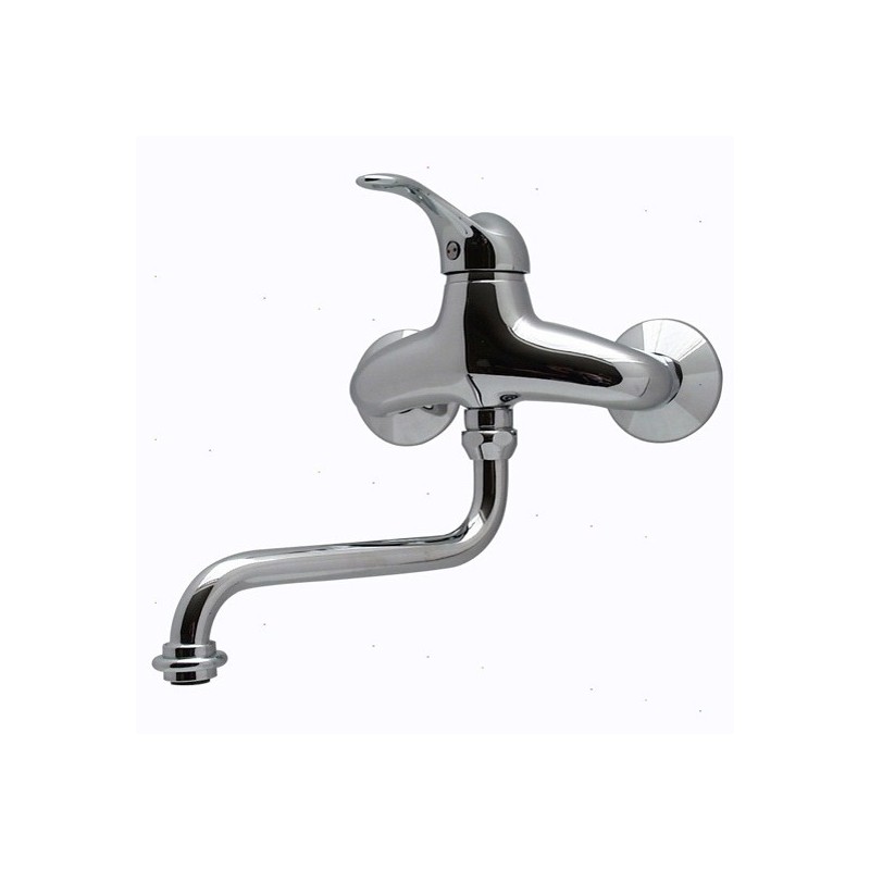 MIRO' miscelatore cucina a parete bocca a S ø20 finitura bronzo