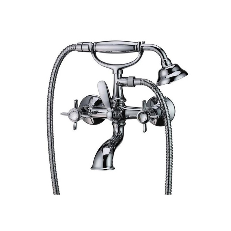 BIJOU gruppo vasca esterno con kit finitura bronzo