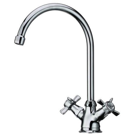 BIJOU monoforo lavello bocca a P diam. 18 finitura bronzo