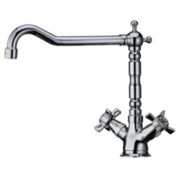 BIJOU monoforo lavello bocca stilizzata finitura bronzo