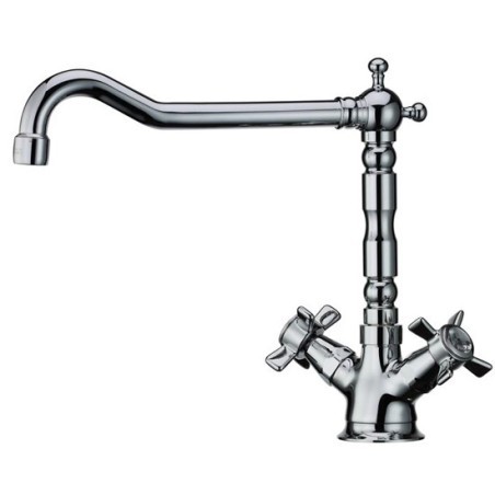 BIJOU monoforo lavello bocca stilizzata finitura bronzo