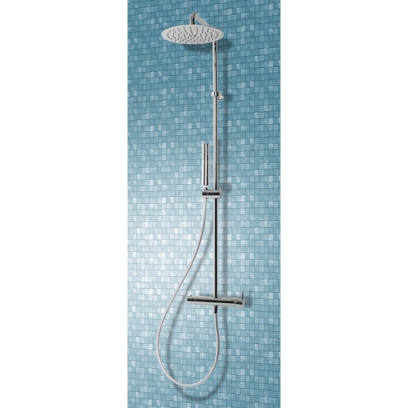 ARCO  colonna doccia con miscelatore monocomando