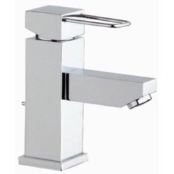 QUADRA rubinetto monocomando lavabo con scarico 1" 1/4 finitura cromo