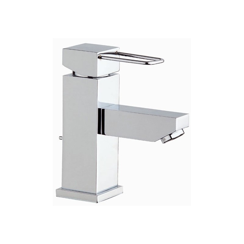 QUADRA rubinetto monocomando lavabo con scarico 1" 1/4 finitura cromo
