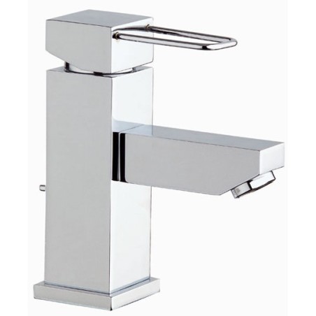QUADRA rubinetto monocomando lavabo con scarico 1" 1/4 finitura cromo