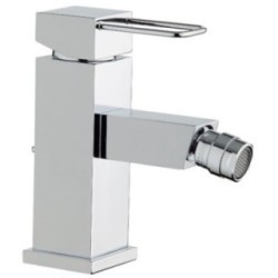 QUADRA rubinetto monocomando bidet con scarico 1" 1/4 finitura cromo