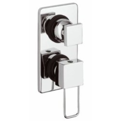 QUADRA rubinetto monocomando doccia incasso con deviatore finitura cromo