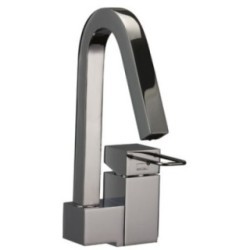 QUADRA rubinetto monocomando lavabo con scarico click-clack 1"1/4 finitura cromo