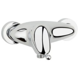 NEW LINE rubinetto monocomando doccia esterno con kit finitura cromo