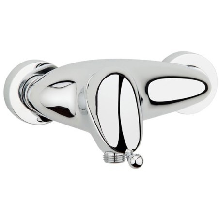 NEW LINE rubinetto monocomando doccia esterno con kit finitura cromo