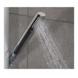 LUNA 3 PLUS colonna doccia con miscelatore monocomando finitura satinato