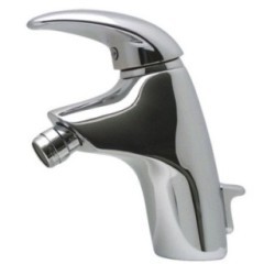 LISCAMM rubinetto monocomando bidet con scarico 1" 1/4 finitura cromo