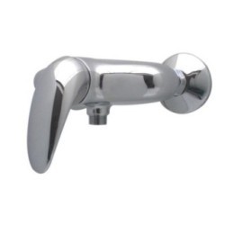 LISCAMM rubinetto monocomando doccia esterno con kit finitura cromo