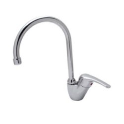 ONDA rubinetto monocomando lavello laterale bocca a "P"