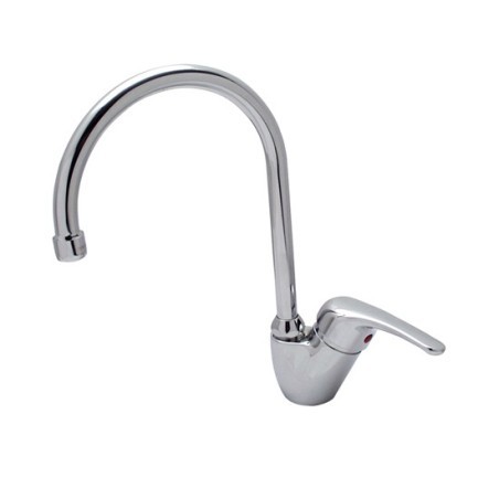 ONDA rubinetto monocomando lavello laterale bocca a "P"