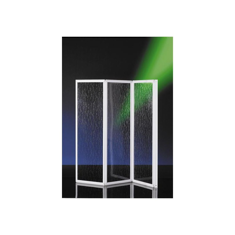 KETCH Pieghevole vasca finitura argento satinato 3 ANTE acrilico (misura 140 h.140)