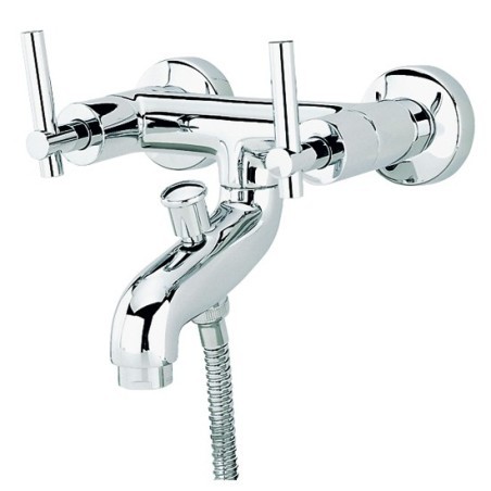 ROAMING MONOLEVA gruppo vasca esterno con doccia finitura cromo