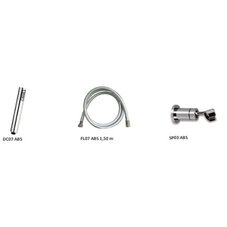 ROAMING MONOLEVA gruppo vasca esterno con doccia finitura cromo