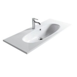 ERGO lavabo cm 105x45xh1,8, monoforo
