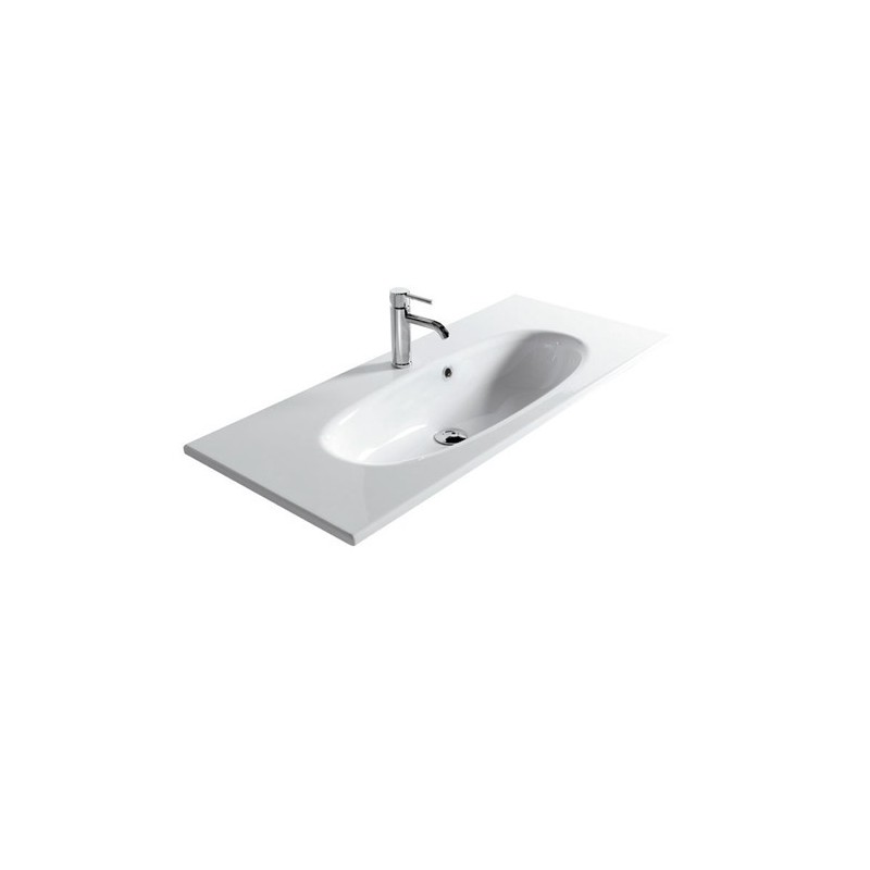 ERGO lavabo cm 105x45xh1,8, monoforo