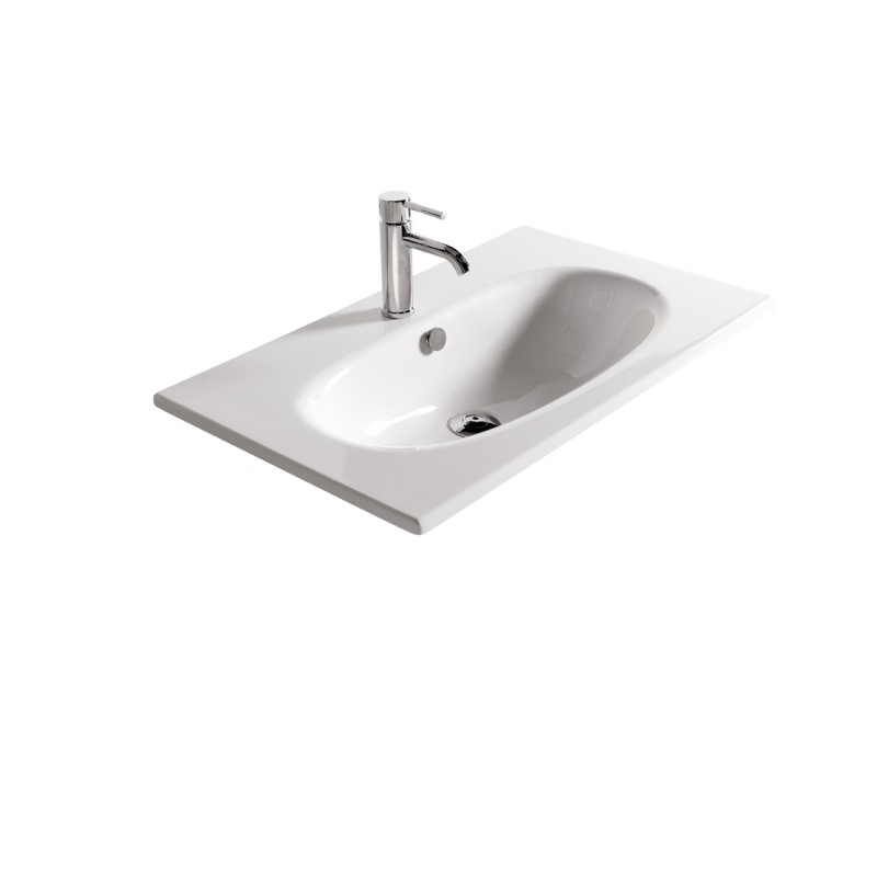 ERGO lavabo cm 75x45xh1,8, monoforo